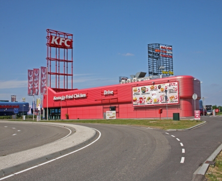 KFC nieuwbouw retailparc Roermond